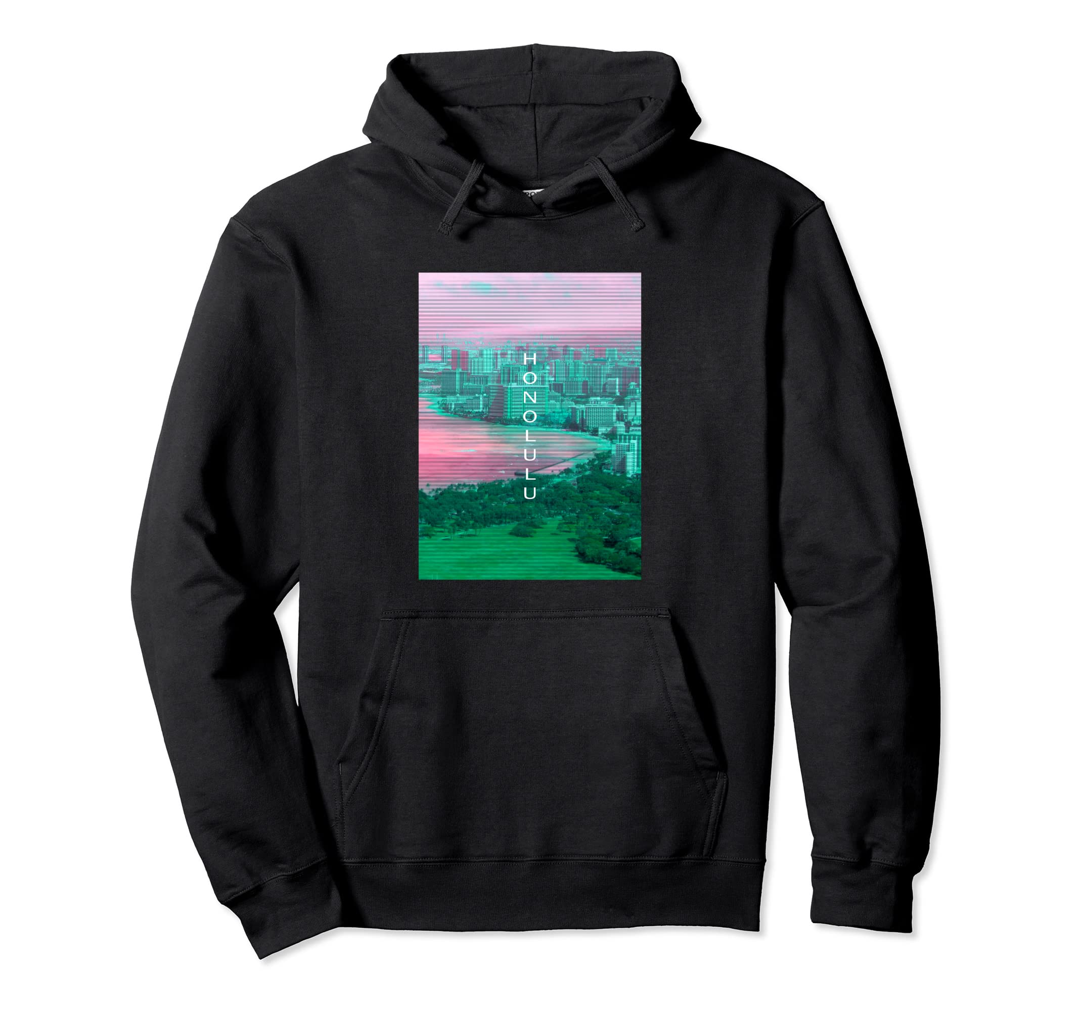 Florida Vaporwave Aesthetic Souvenir Hi Tampa Hoodie - Graphic Print Unisex - T-Shirt, Sweatshirt, Hoodie