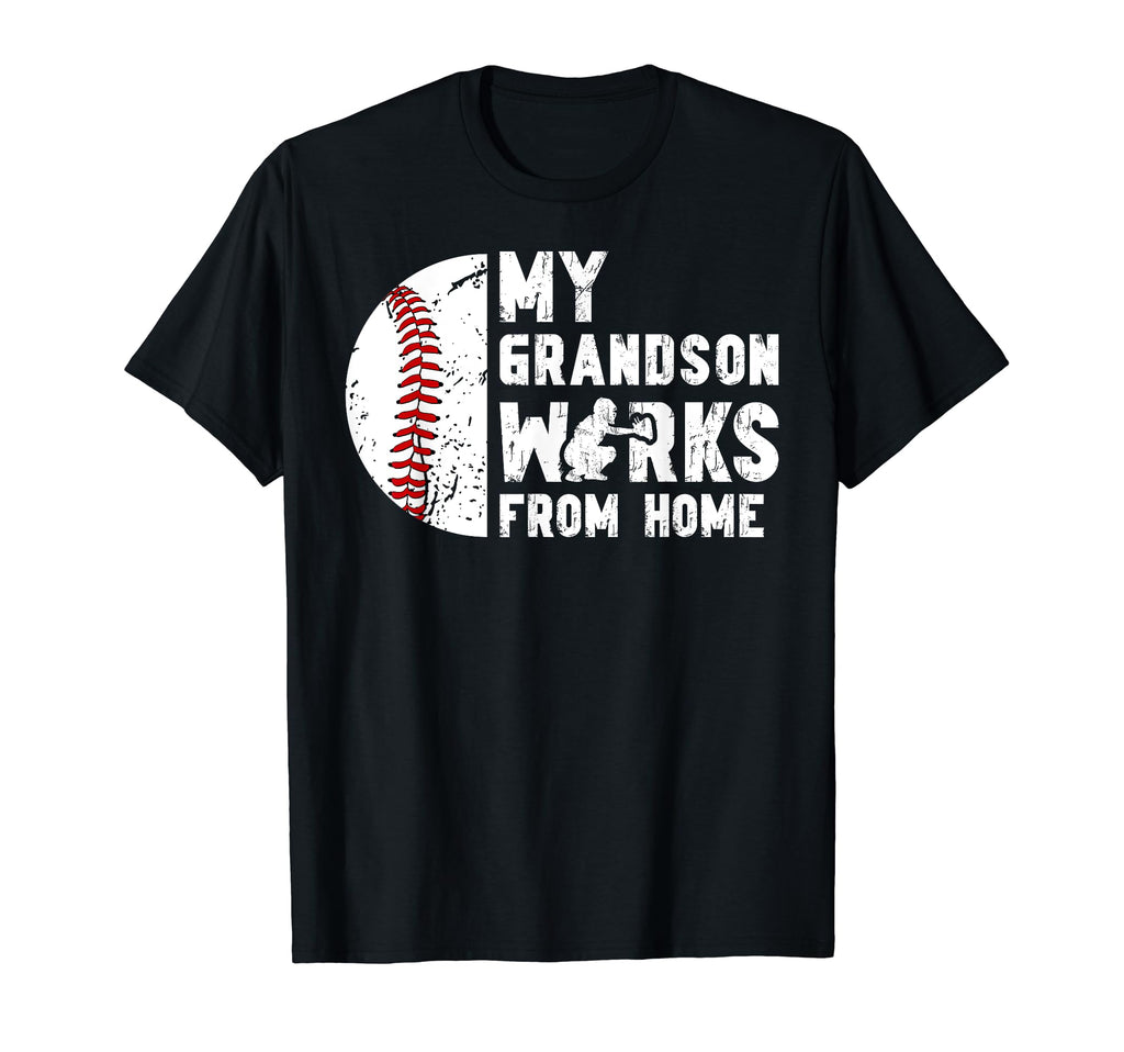 My Grandson Baseball Catcher Nana T-Shirt - Minimalist Print Men Women - T-Shirt, Sweatshirt, Hoodie