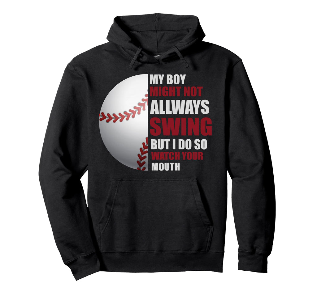 Baseball Mom Hoodie - Unique Graphic for Adults - T-Shirt, Sweatshirt, Hoodie