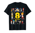 Baseball Basketball Bowling 8 Year T-Shirt - Fun Novelty Design Men Women - T-Shirt, Sweatshirt, Hoodie