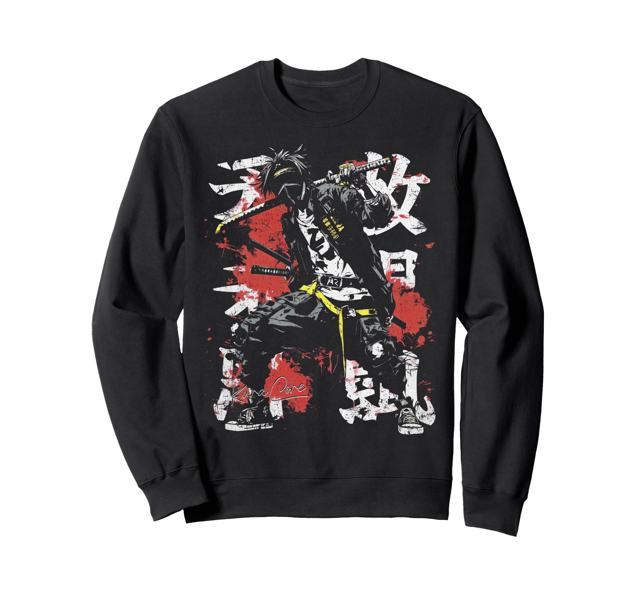 Japanese Streetwear Cyberpunk Y2K Sweatshirt - Trendy Graphic for Adults - T-Shirt, Sweatshirt, Hoodie