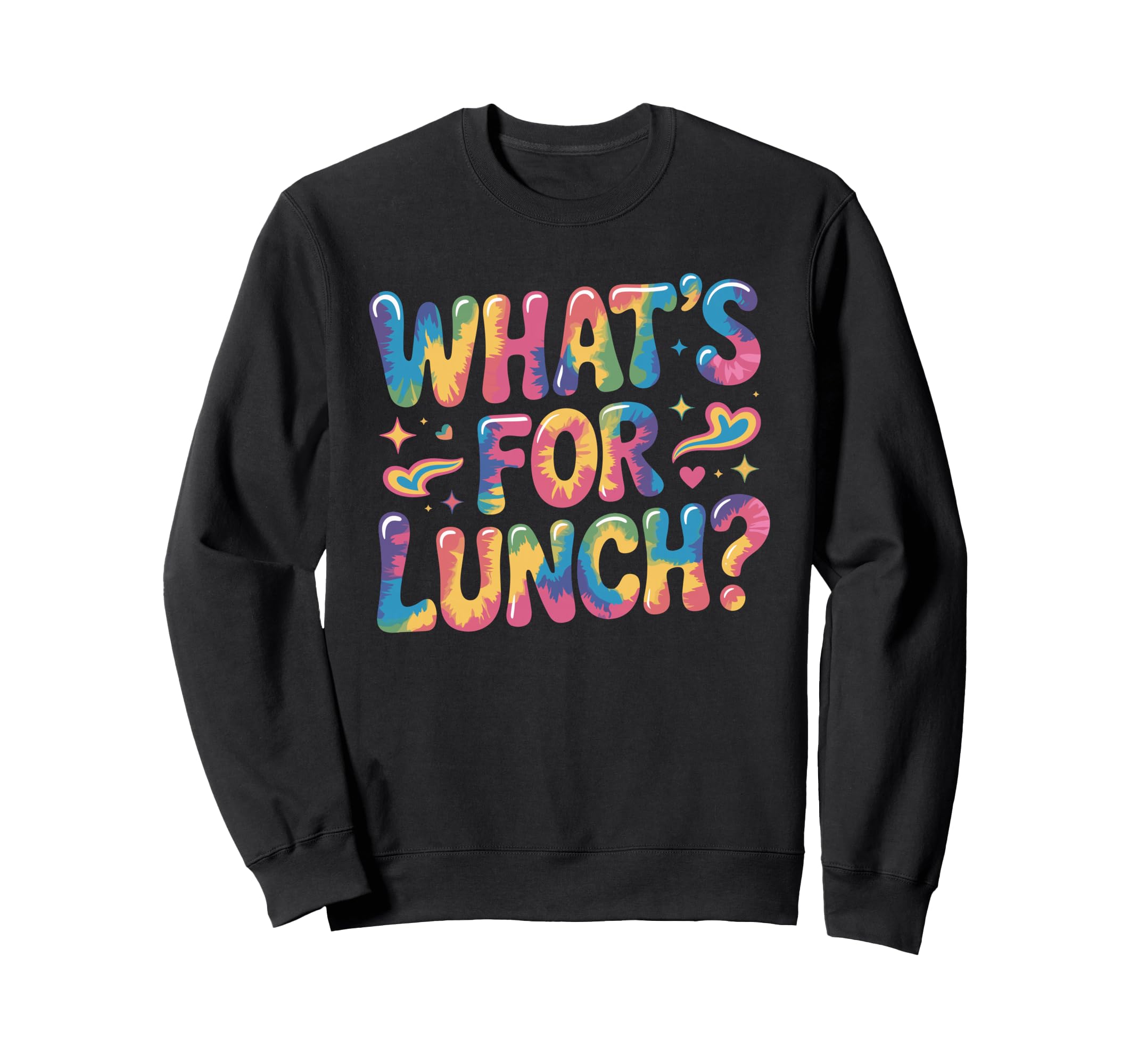Whats Lunch Groovy Flower Sweatshirt - Custom Art Print for Adults - T-Shirt, Sweatshirt, Hoodie