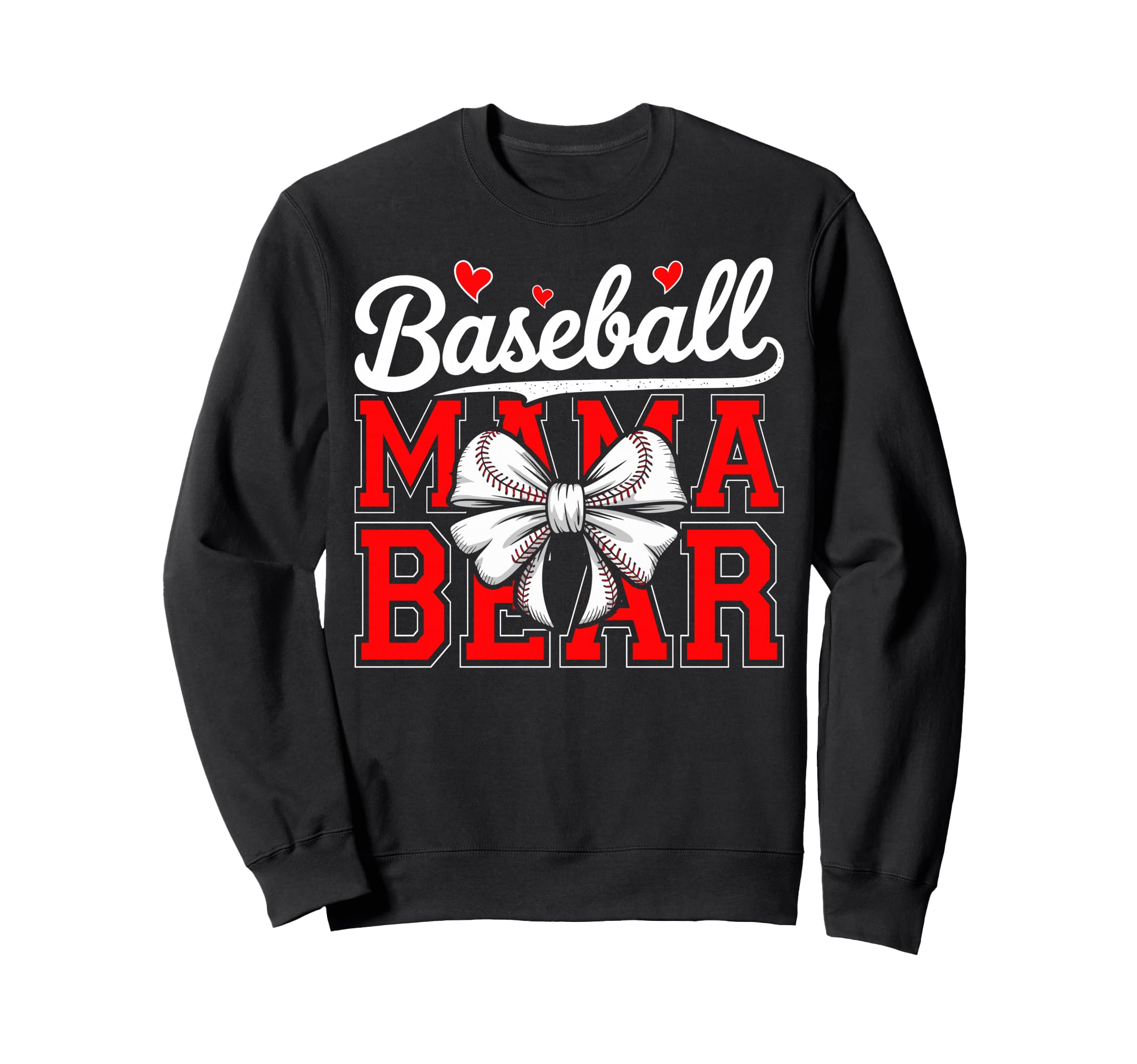 Game Day Mom Coquette Bow Baseball Sweatshirt - Streetwear Style Men Women - T-Shirt, Sweatshirt, Hoodie
