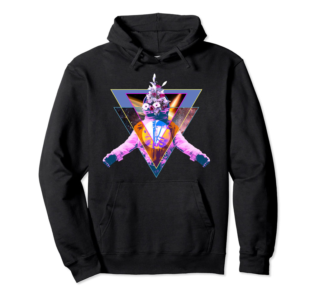 Astronaut Vaporwave Aesthetic Helmet Hoodie - Trendy Graphic Unisex - T-Shirt, Sweatshirt, Hoodie