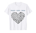 Peace Love And Yoga T-Shirt - Streetwear Style Men Women - T-Shirt, Sweatshirt, Hoodie