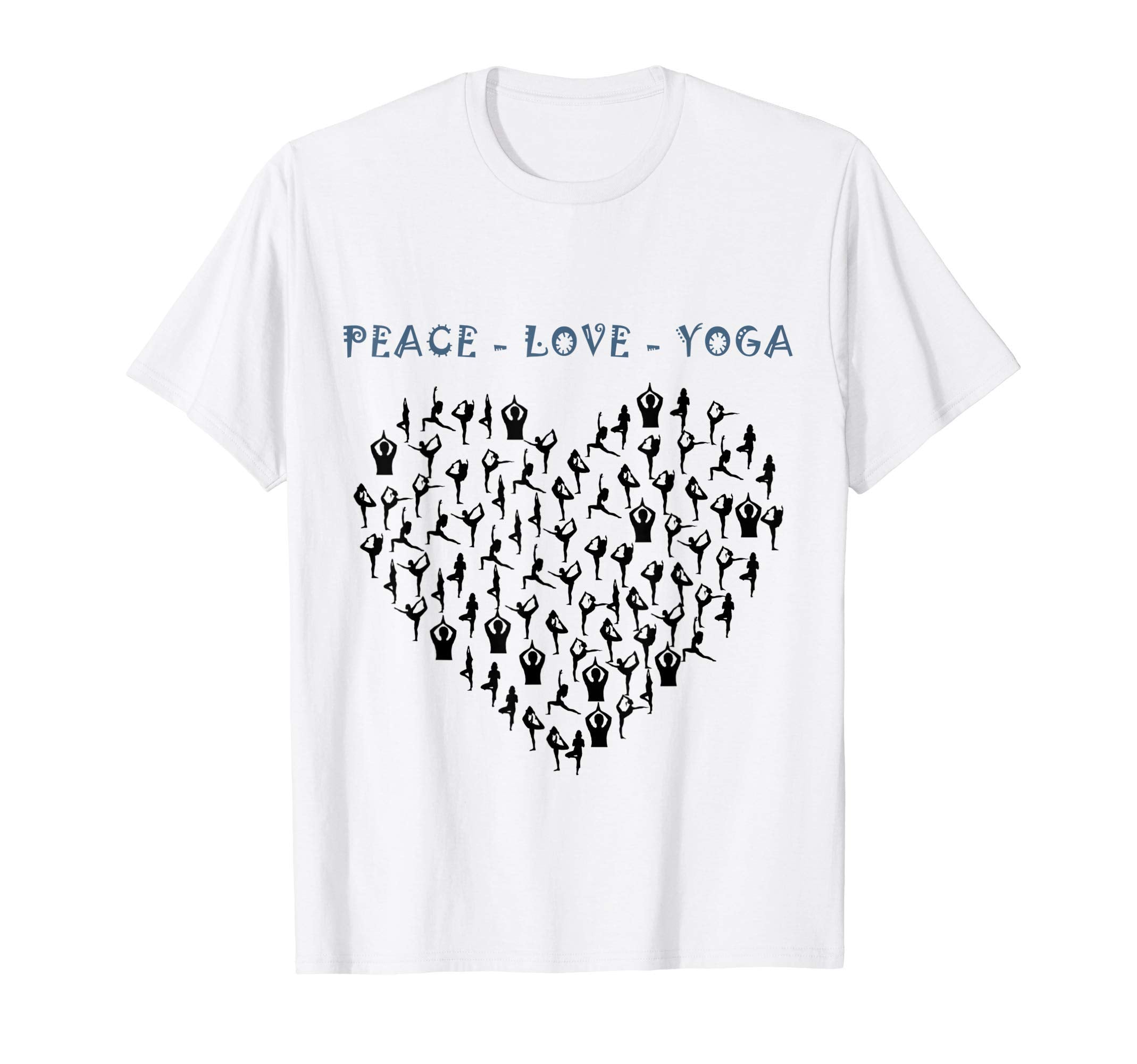 Peace Love And Yoga T-Shirt - Streetwear Style Men Women - T-Shirt, Sweatshirt, Hoodie