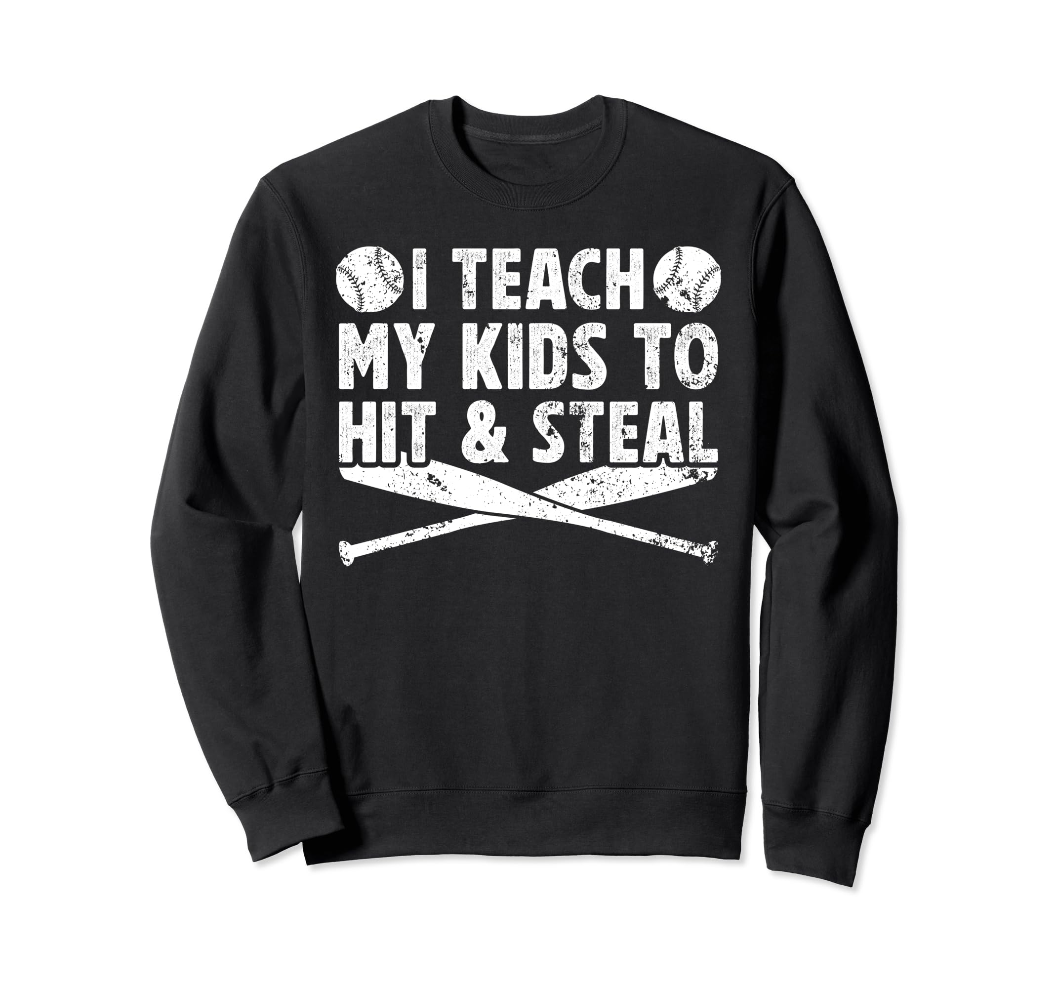 Baseball Dad Funny Dad Baseball Sweatshirt - Fun Novelty Design for Adults - T-Shirt, Sweatshirt, Hoodie