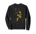 Halloween Zombie Baseball Pitcher Sweatshirt - Casual Everyday Wear Unisex - T-Shirt, Sweatshirt, Hoodie