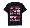 Mom Birthday Baller Baseball Mom T-Shirt - Aesthetic Graphic for Adults - T-Shirt, Sweatshirt, Hoodie