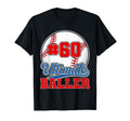 Baseball Baller Player Number 60 Mom Dad T-Shirt - Unique Graphic Unisex - T-Shirt, Sweatshirt, Hoodie