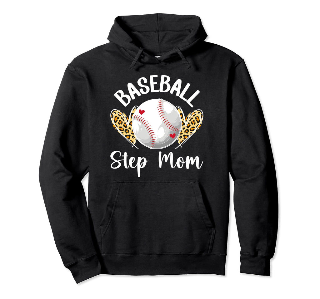 Baseball Step Mom Baseball Player Hoodie - Streetwear Style for Adults - T-Shirt, Sweatshirt, Hoodie