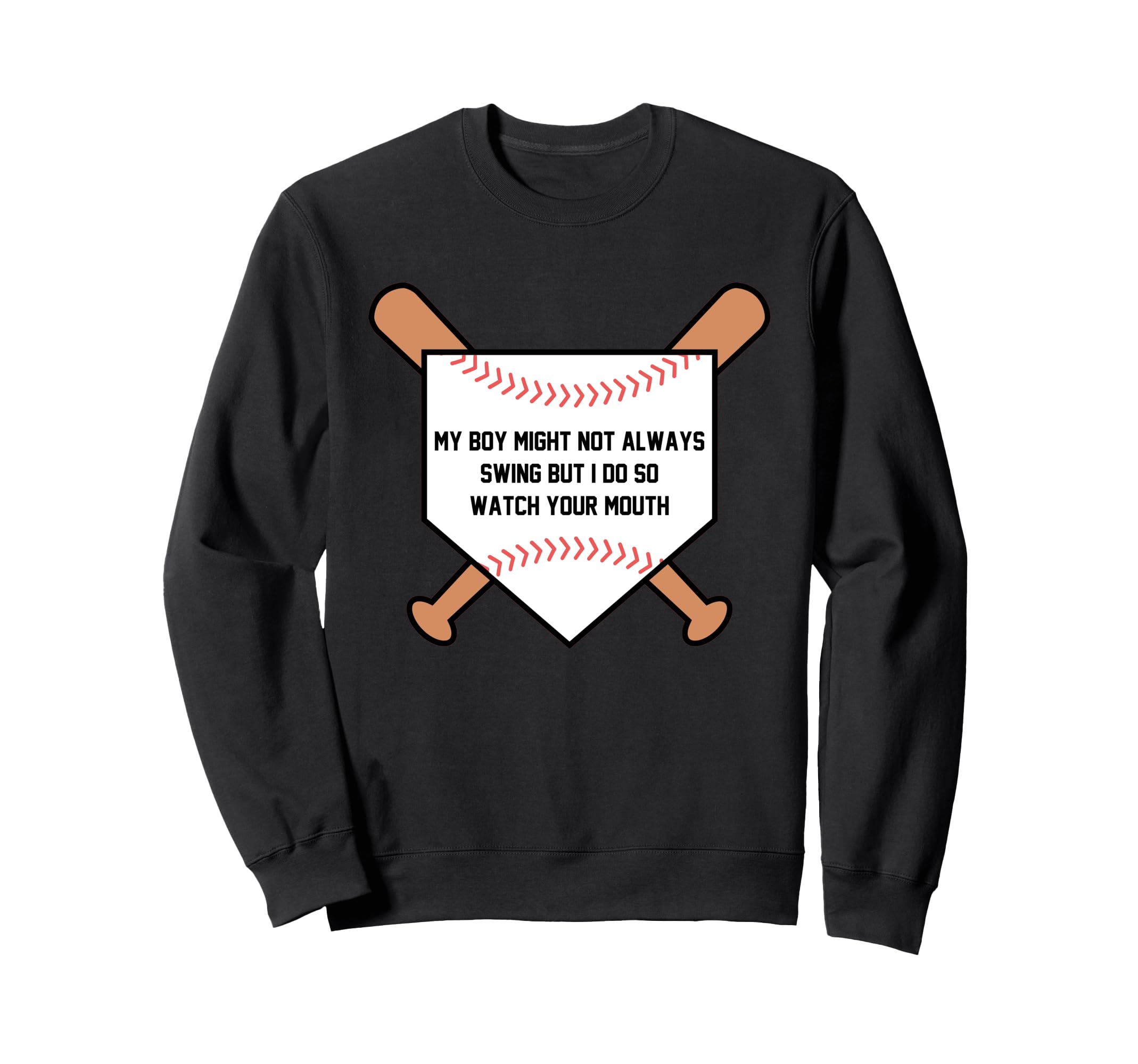 My Might Not Always Swing Funny Sweatshirt - Graphic Print for Adults - T-Shirt, Sweatshirt, Hoodie