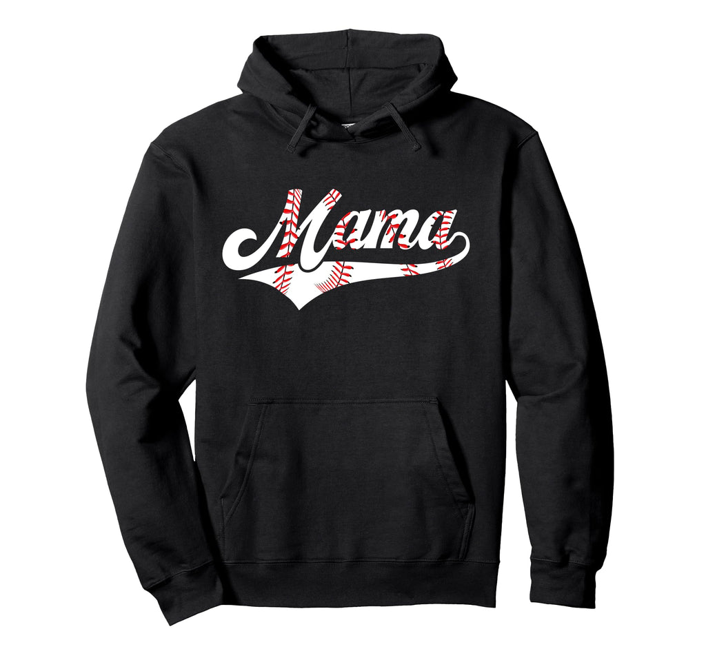 Baseball Mama Sports Player Baseball Mom Hoodie - Minimalist Print Unisex - T-Shirt, Sweatshirt, Hoodie