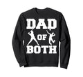 Dad Both Funny Baseball Volleyball Sweatshirt - Unique Graphic Men Women - T-Shirt, Sweatshirt, Hoodie