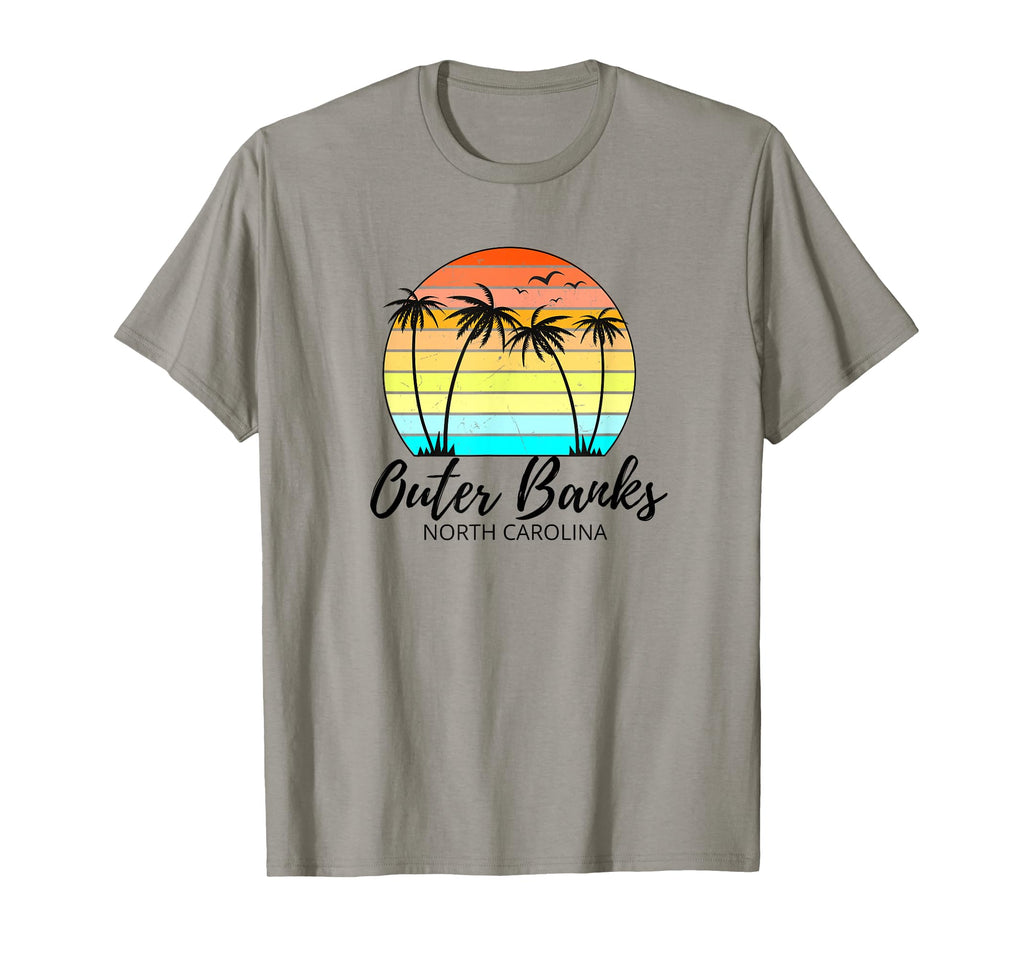Outer Banks North Carolina Sunset T-Shirt - Fun Novelty Design Men Women - T-Shirt, Sweatshirt, Hoodie