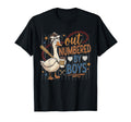 Funny Mom Goose Mothers Day Outnumbered T-Shirt - Minimalist Print Unisex - T-Shirt, Sweatshirt, Hoodie