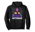 Vaporwave Aesthetic Mothman Cryptozoology Hoodie - Graphic Print Unisex - T-Shirt, Sweatshirt, Hoodie