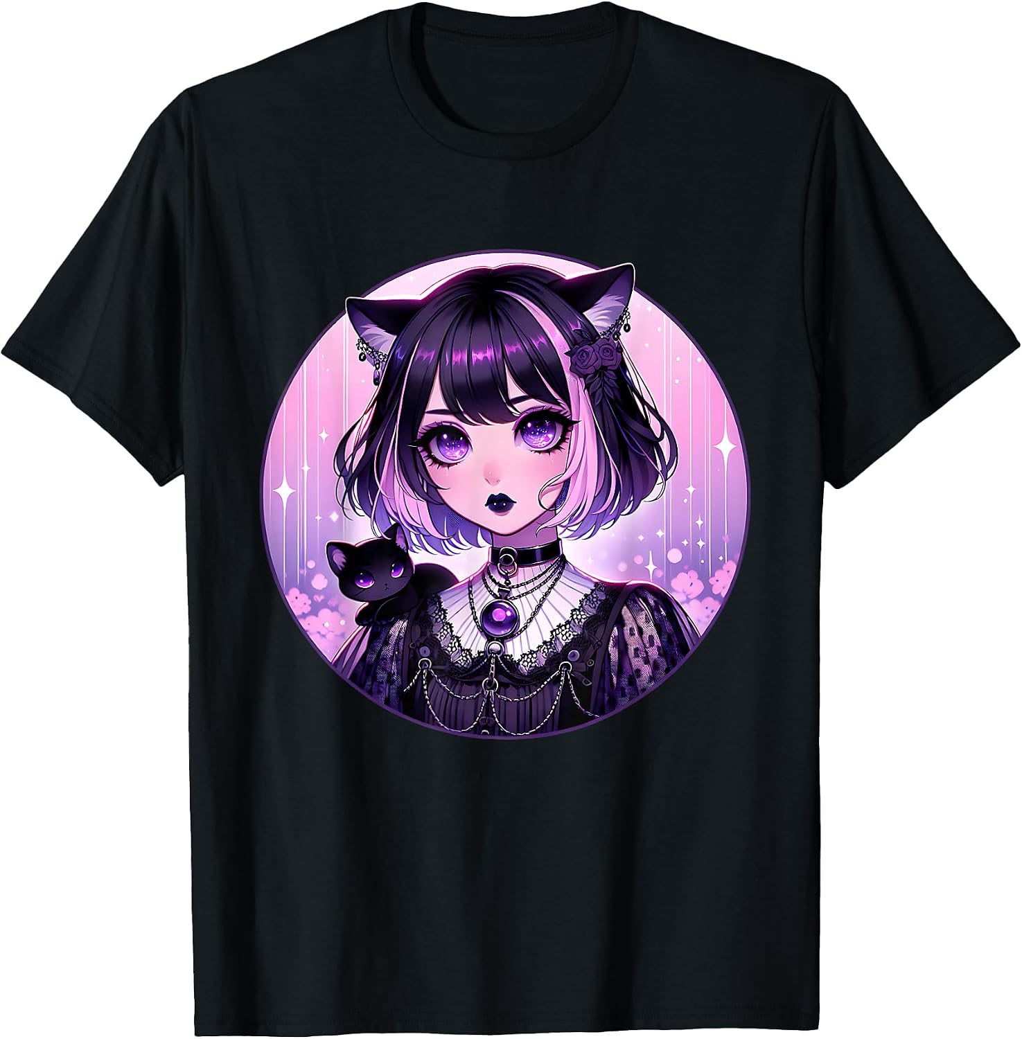 Retro Anime Otaku Manga Gothic Alt Emo Shop - Adult & Kids T-Shirts, Sweatshirts & Hoodies apparel design preview 1