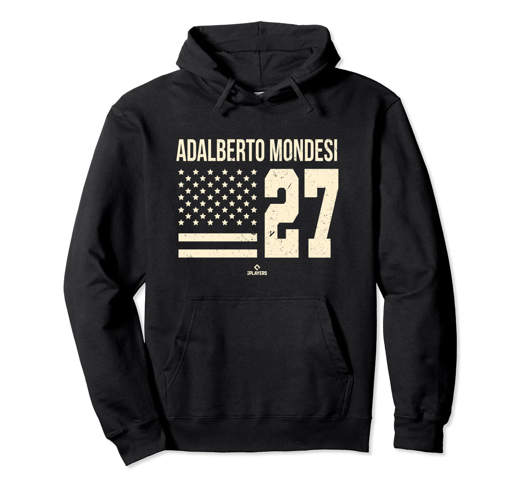 Adalberto Mondesi Flag Mlbpa Kansas Hoodie - Minimalist Print for Adults - T-Shirt, Sweatshirt, Hoodie