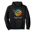 Hippie Soul Daisy Peace Flower Boho Hoodie - Graphic Print for Adults - T-Shirt, Sweatshirt, Hoodie