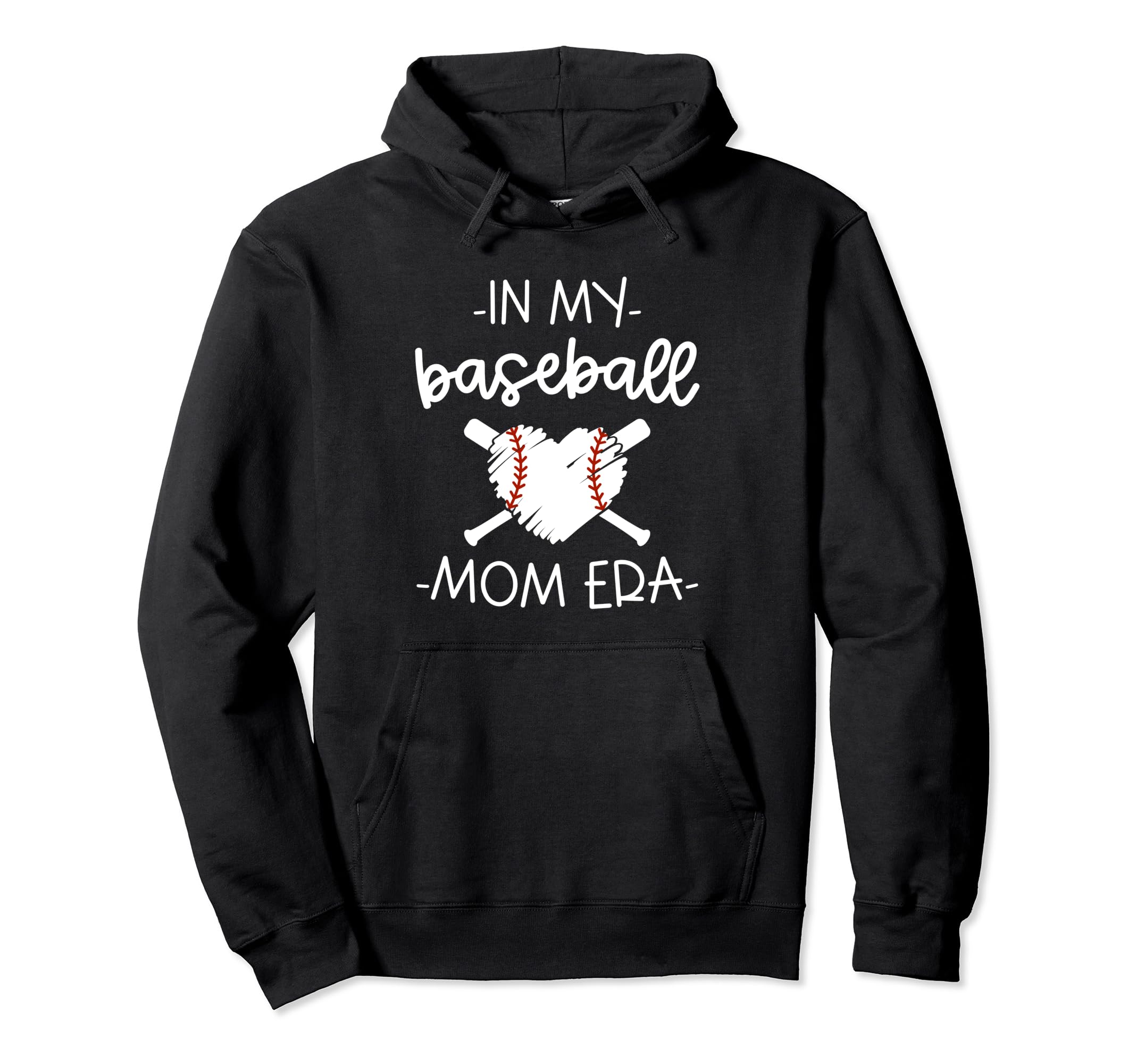 My Baseball Mom Era Proud Baseball Mom Hoodie - Streetwear Style Unisex - T-Shirt, Sweatshirt, Hoodie