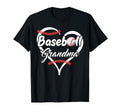 Proud Baseball Grandma Heart T-Shirt - Minimalist Print Men Women - T-Shirt, Sweatshirt, Hoodie
