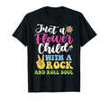 Just Flower Child Rock And Roll Soul T-Shirt - Custom Art Print Unisex - T-Shirt, Sweatshirt, Hoodie