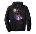 90S Horse Neighing Moon Y2K Aesthetic Hoodie - Fun Novelty Design Men Women - T-Shirt, Sweatshirt, Hoodie
