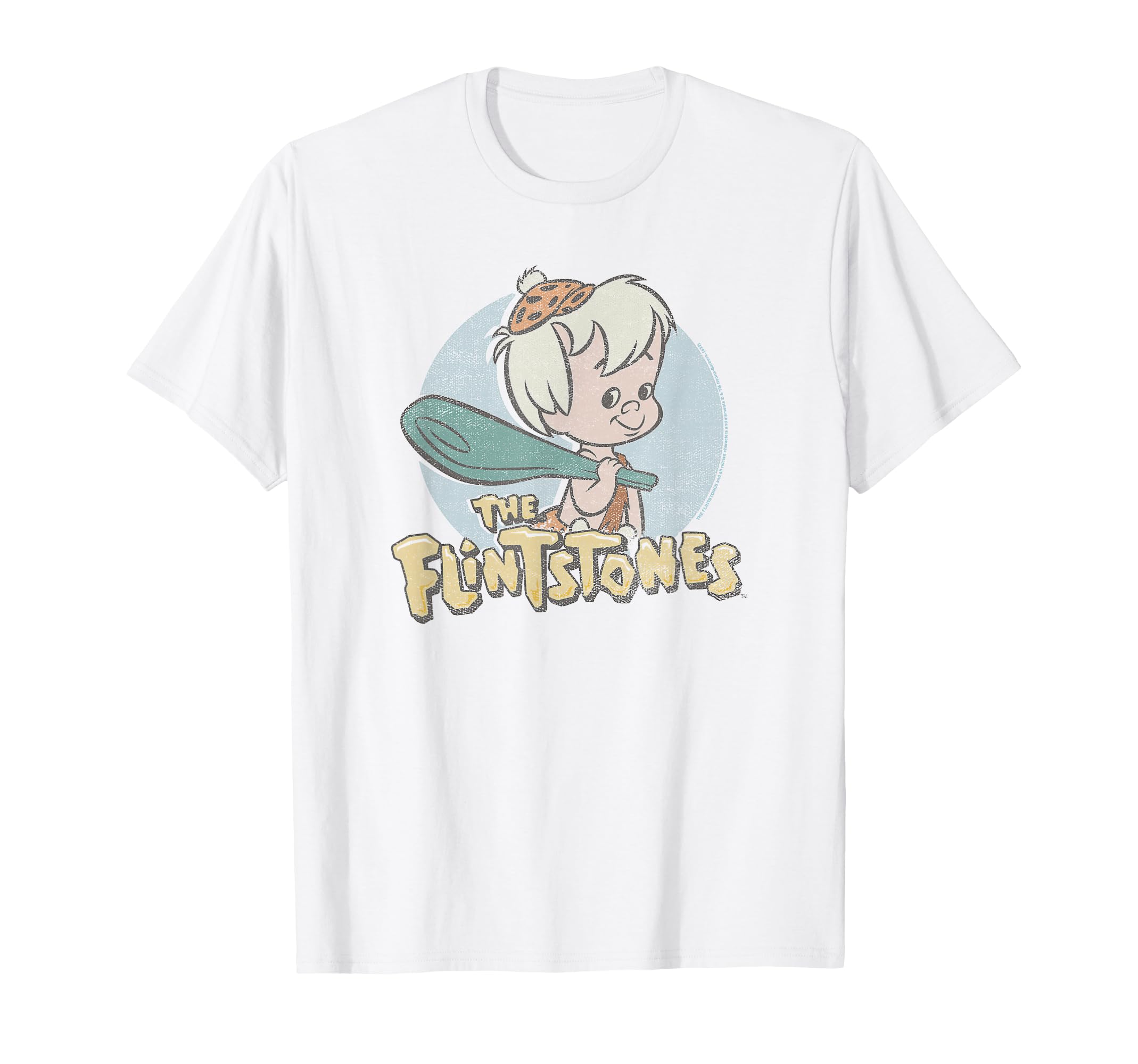 Flintstones Bamm Bamm Rubble Distressed T-Shirt - Unique Graphic Men Women - T-Shirt, Sweatshirt, Hoodie