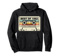 Best 1962 59Th Birthday Cassette Tape Hoodie - Unique Graphic Unisex - T-Shirt, Sweatshirt, Hoodie