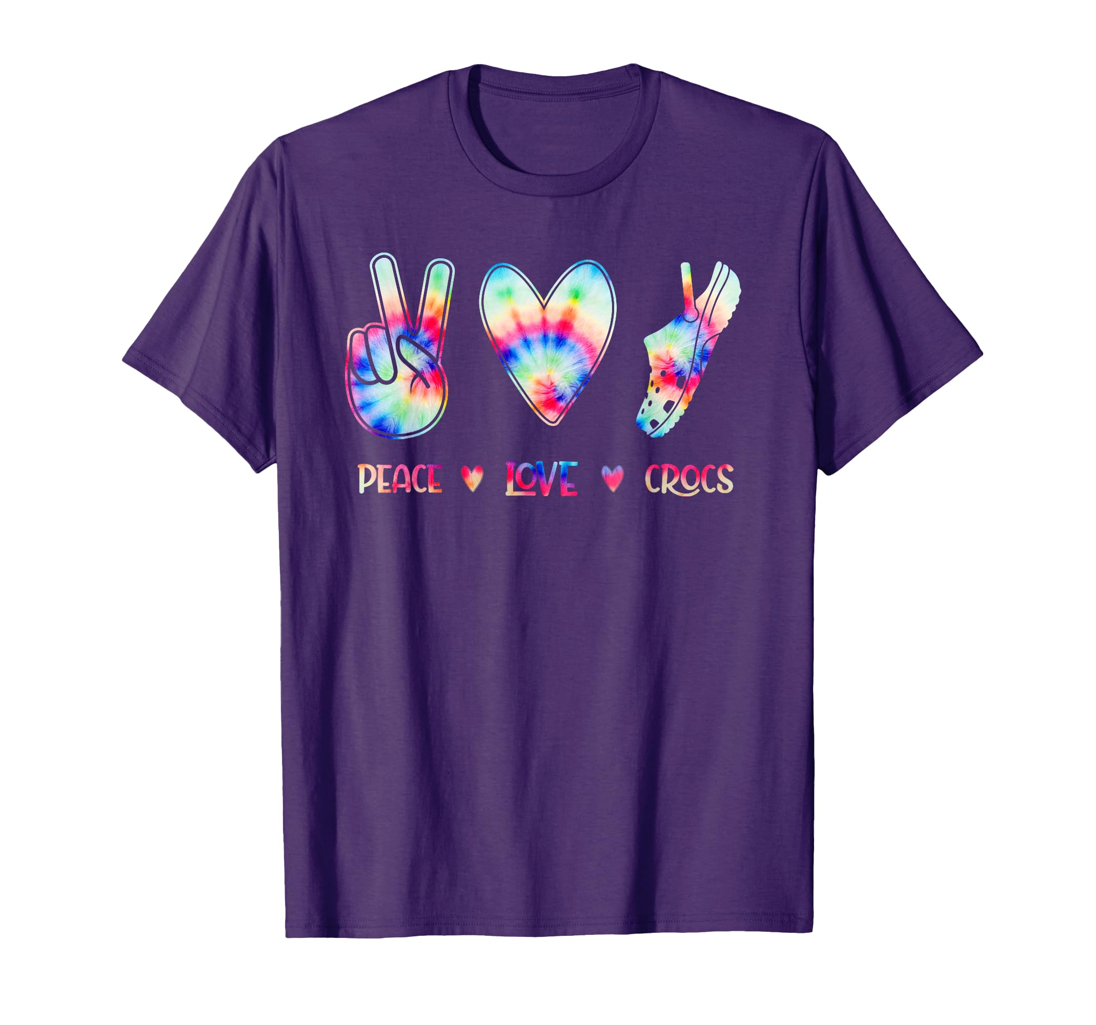 Peace Love Crocs Funny Gift Family T-Shirt - Fun Novelty Design Men Women - T-Shirt, Sweatshirt, Hoodie