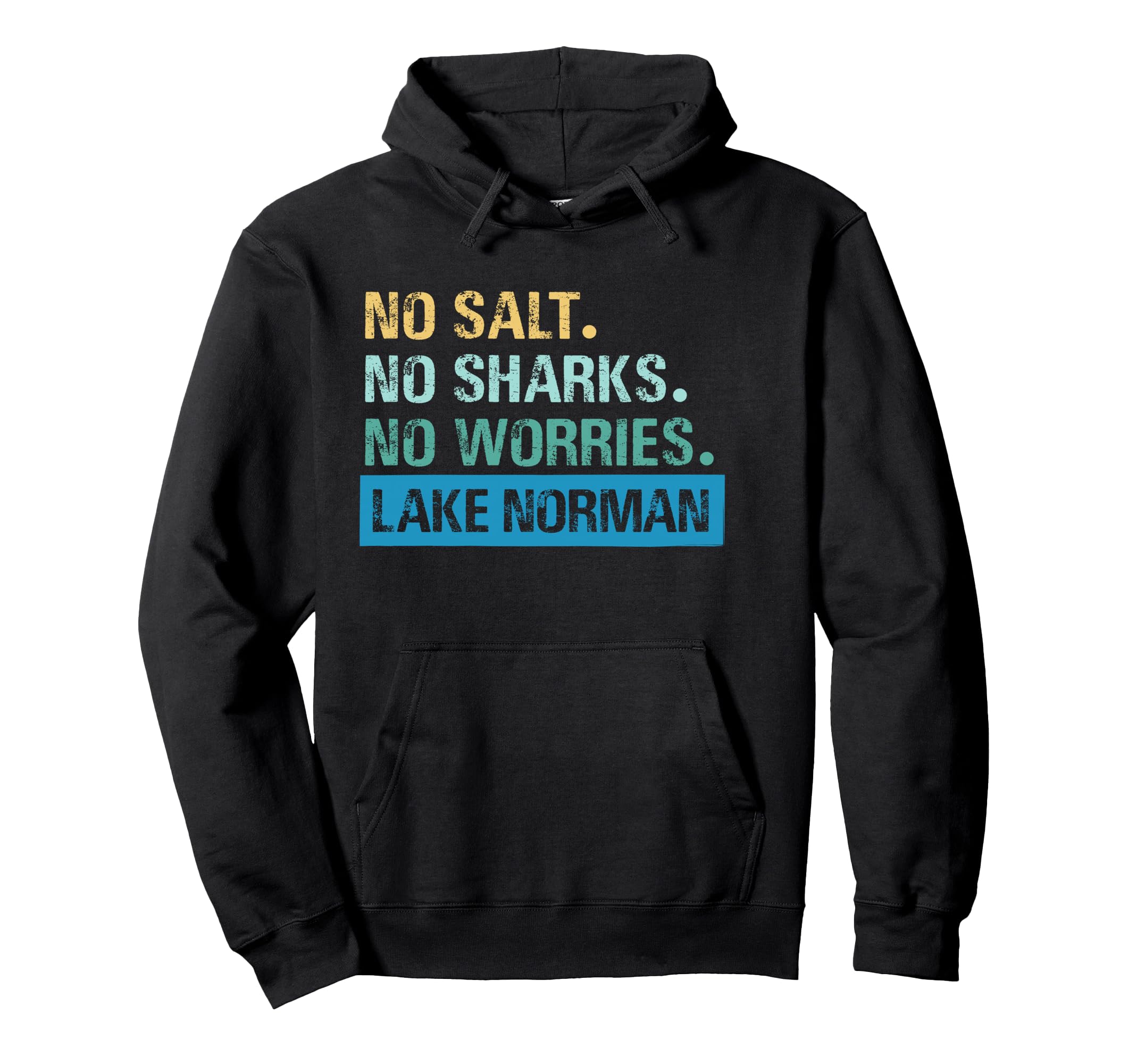 Lake Norman Nc Distressed Hoodie - Custom Art Print for Adults - T-Shirt, Sweatshirt, Hoodie