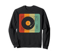 Vinyl Record Player Sweatshirt - Custom Art Print for Adults - T-Shirt, Sweatshirt, Hoodie