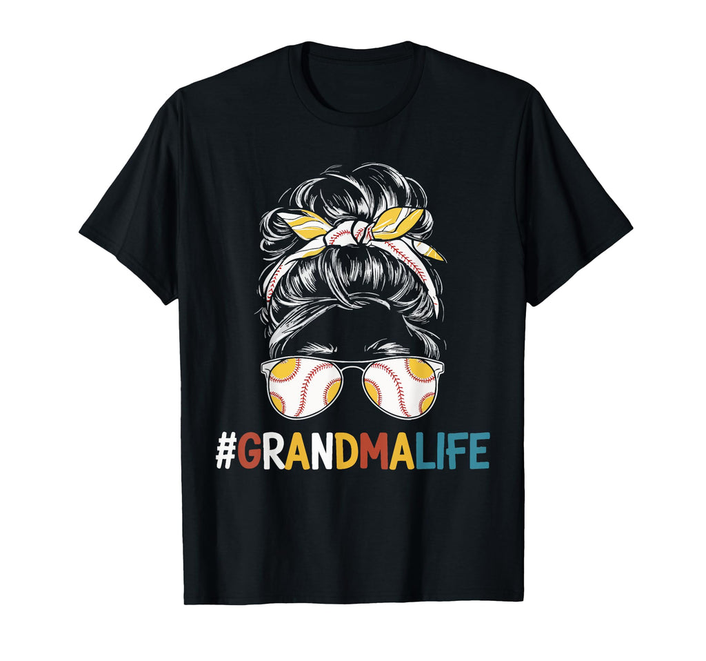 Baseball Grandma Grandmother Granny T-Shirt - Fun Novelty Design Unisex - T-Shirt, Sweatshirt, Hoodie