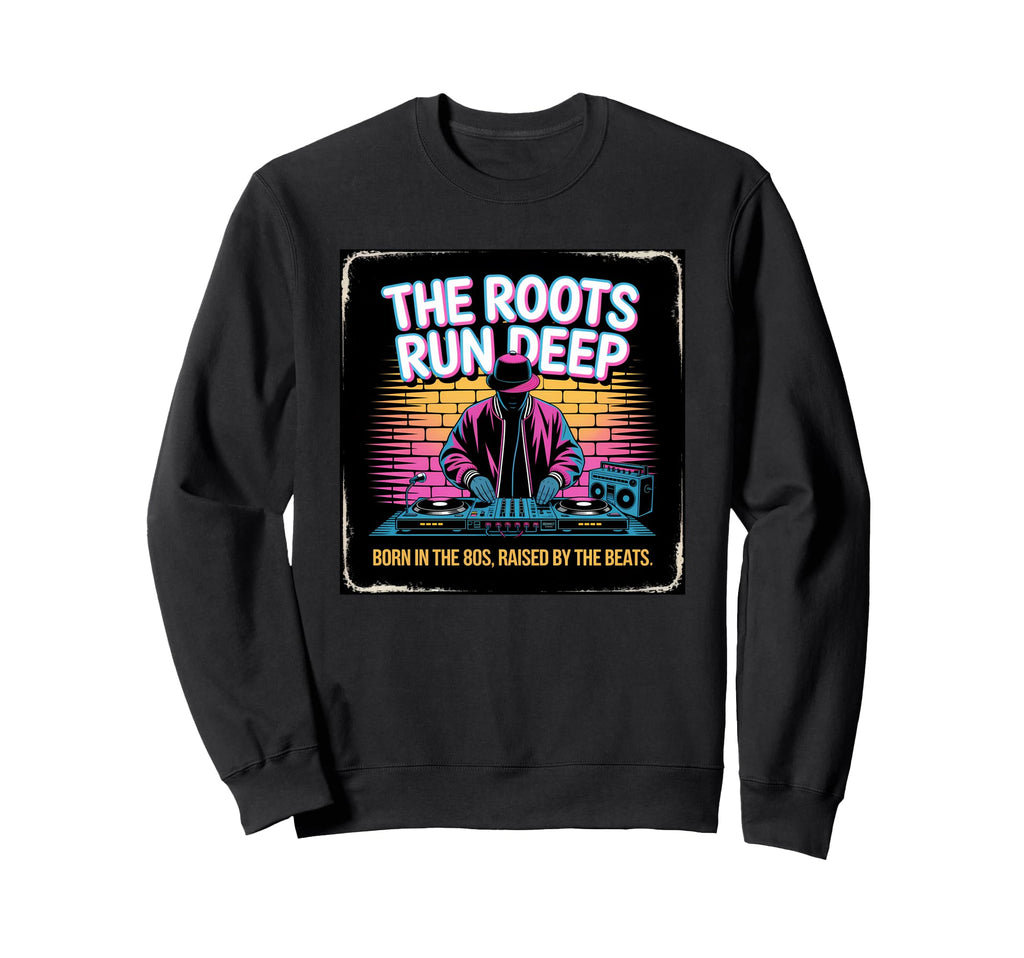 Old School Beats Heritage Rapper Music Sweatshirt - Minimalist Print Unisex - T-Shirt, Sweatshirt, Hoodie