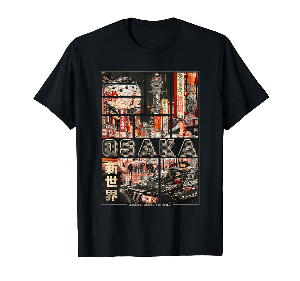 Japan Osaka Vaporwave Japanese Vibes T-Shirt - Fun Novelty Design Unisex - T-Shirt, Sweatshirt, Hoodie