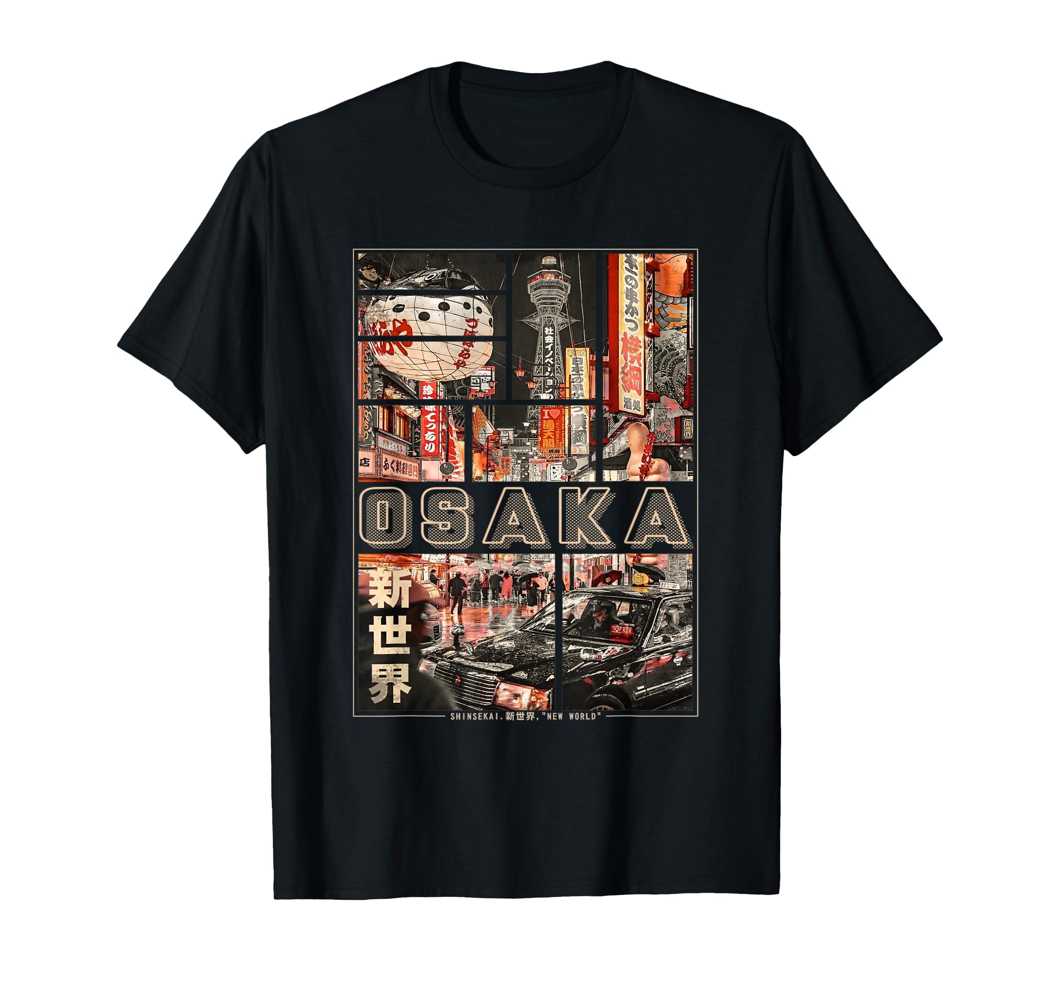 Japan Osaka Vaporwave Japanese Vibes T-Shirt - Fun Novelty Design Unisex - T-Shirt, Sweatshirt, Hoodie