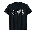 Peace Love Lightning Bolt Trendy Cow T-Shirt - Streetwear Style Men Women - T-Shirt, Sweatshirt, Hoodie