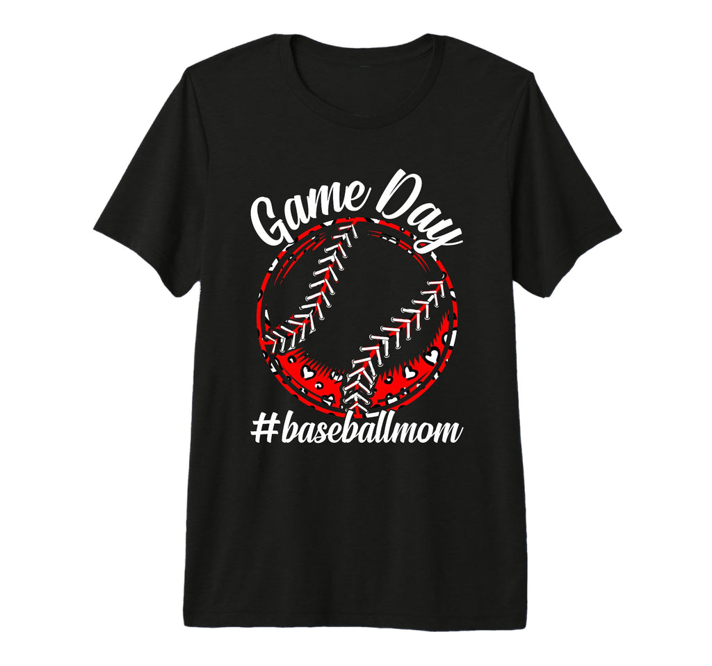 Leopard Baseball Funny Softball Mothers T-Shirt - Graphic Print Men Women - T-Shirt, Sweatshirt, Hoodie
