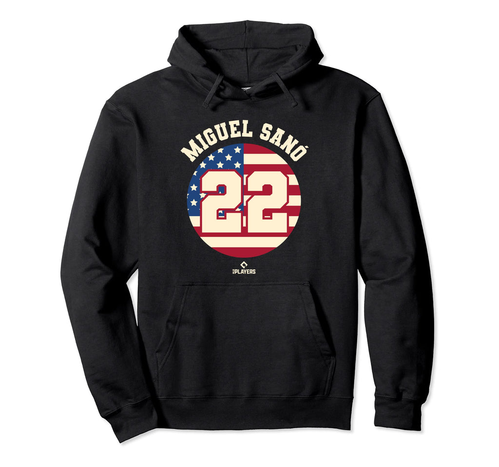 Miguel Sano Flag Patriotic Minnesota Hoodie - Unique Graphic Unisex - T-Shirt, Sweatshirt, Hoodie