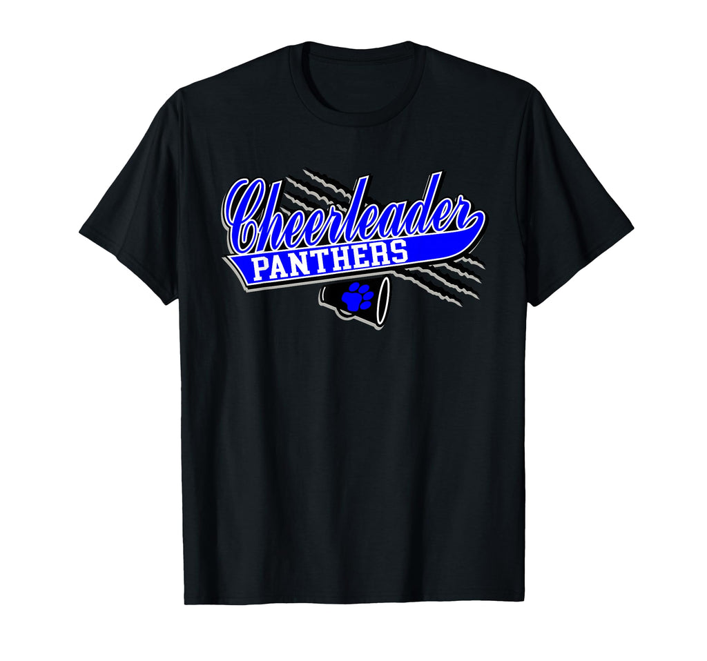 Panthers Cheerleader Cheer Mom Game T-Shirt - Aesthetic Graphic Men Women - T-Shirt, Sweatshirt, Hoodie