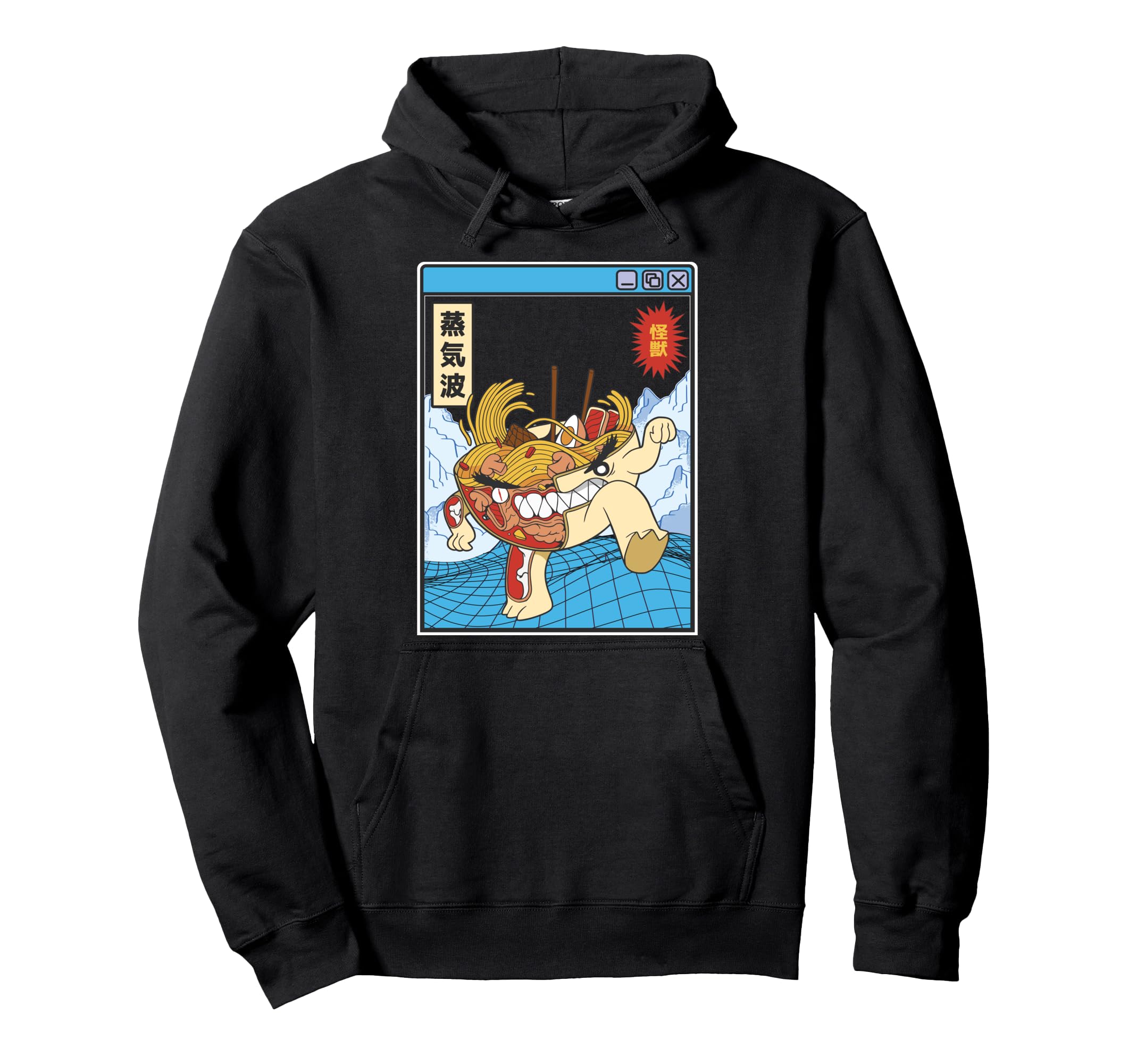 Angry Ramen Bowl X Ray Japan Otaku Anime Hoodie - Trendy Graphic Men Women - T-Shirt, Sweatshirt, Hoodie