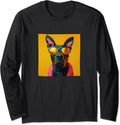 Doberman Sunglasses Retro Colorful Merch - Adult & Kids T-Shirts, Sweatshirts & Hoodies apparel design preview 1