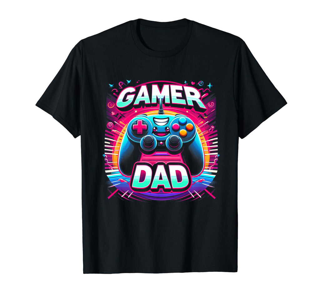 Gamer Dad Game Controller Gaming T-Shirt - Novelty Apparel for Adults - T-Shirt, Sweatshirt, Hoodie