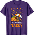 Funny Tacos Forecast Mexican Food Gifts - Adult & Kids T-Shirts, Sweatshirts & Hoodies apparel design preview 1