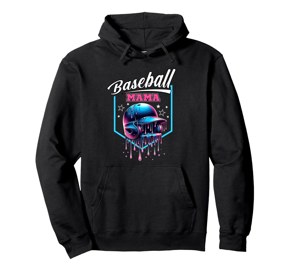 Baseball Mama Mothers Day Baseball Hoodie - Streetwear Style for Adults - T-Shirt, Sweatshirt, Hoodie