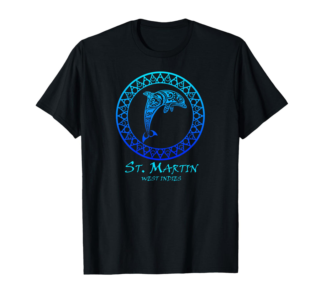 St Martin West Indies Tribal T-Shirt - Fun Novelty Design Men Women - T-Shirt, Sweatshirt, Hoodie
