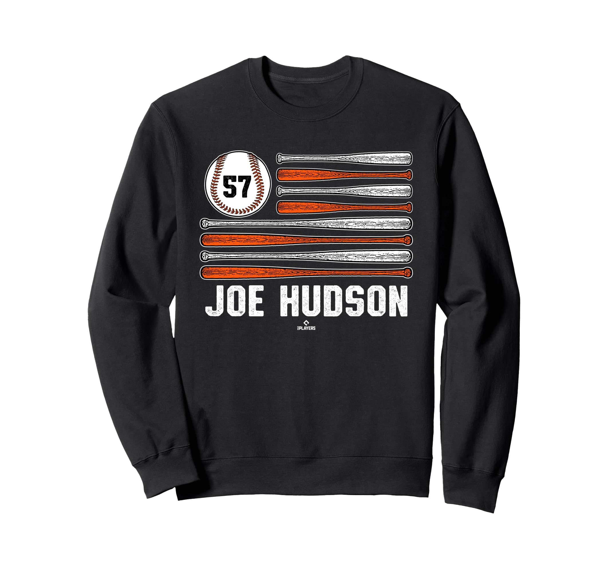 Baseball American Flag Joe Hudson New Sweatshirt - Unique Graphic Unisex - T-Shirt, Sweatshirt, Hoodie