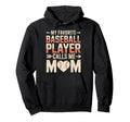 My Favorite Baseball Player Calls Me Mom Hoodie - Minimalist Print Unisex - T-Shirt, Sweatshirt, Hoodie