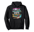 Moms Against White Baseball Pants Hoodie - Casual Everyday Wear for Adults - T-Shirt, Sweatshirt, Hoodie